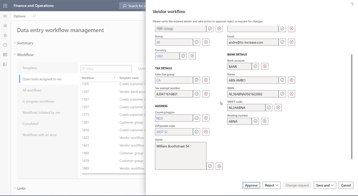 How to Create a Vendor Master Record in D365 using our Data Entry Solution